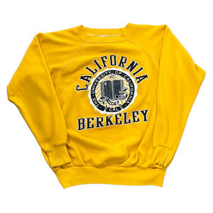 Vintage 70s California Berkeley College Crewneck Sweatshirt Medium